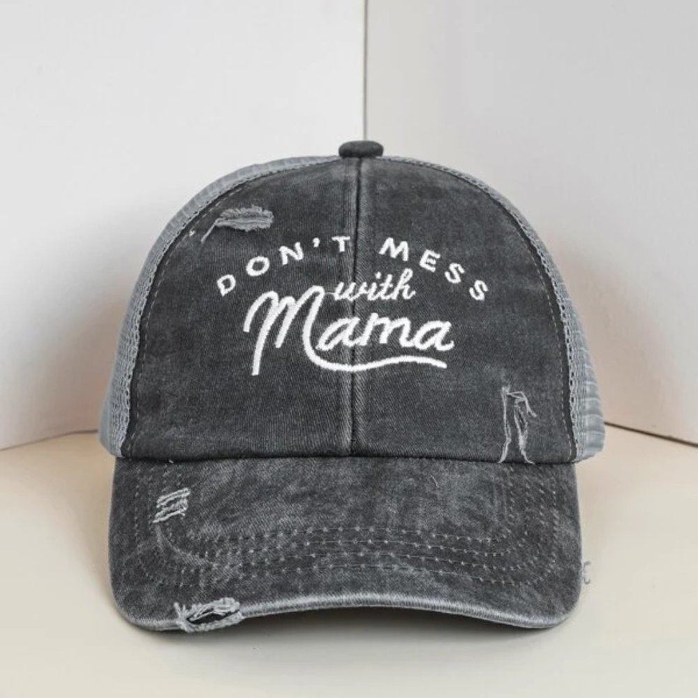 Dont Mess with Mama cotton baseball cap
